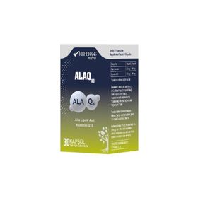 Referans Nutra AlaQ10 Alfa Lipoik Asit Koenzim Q10 30 Kapsül