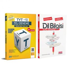 Referans Tyt 5'li Deneme ve Akm Dil Bilgisi Soru Bankası Seti 2 Kitap