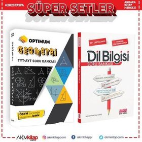 Referans Tyt Ayt Optimum Geometri ve Akm Dil Bilgisi Soru Bankası Seti 2 Kitap