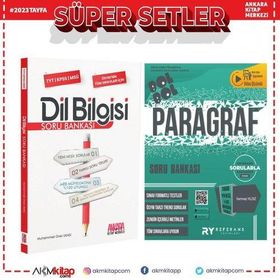 Referans TYT AYT Paragraf Soru ve AKM Dil Bilgisi Soru Bankası Seti 2 Kitap