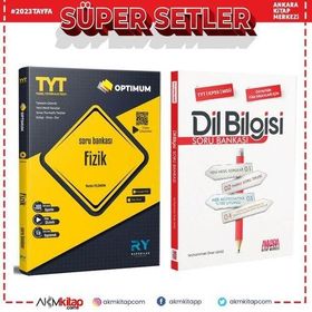Referans Tyt Fizik ve Akm Dil Bilgisi Soru Bankası Seti 2 Kitap