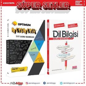 Referans Tyt Matematik Optimum ve Akm Dil Bilgisi Soru Bankası Seti 2 Kitap