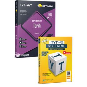 Referans Yayınları 2024 Optimum TYT AYT Tarih Soru Bankası TYT 5'li Tüm Dersler Deneme Seti