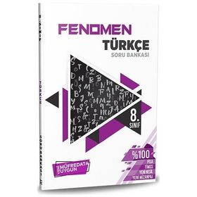 Referans Yayınları Fenomen 8. Sınıf Türkçe Soru Bankası