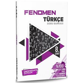 Referans Yayınları Fenomen 8. Sınıf Türkçe Soru Bankası