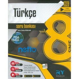 Referans Yayınları Netto 8. Sınıf Türkçe Soru Bankası