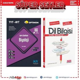 Referans Yayınları - TYT AYT Biyoloji AKM Dil Bilgisi Soru Bankası Seti 2 Kitap