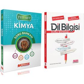 Referans Yayınları - TYT AYT Kimya ve AKM Dil Bilgisi Soru Bankası Seti 2 Kitap