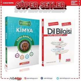Referans Yayınları - TYT AYT Kimya ve AKM Dil Bilgisi Soru Bankası Seti 2 Kitap
