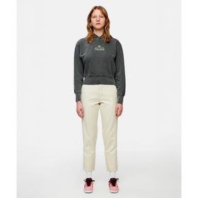 Reflect Studio PA2-02-001 Bej Logo Tag Painter Pants Unisex Pantolon