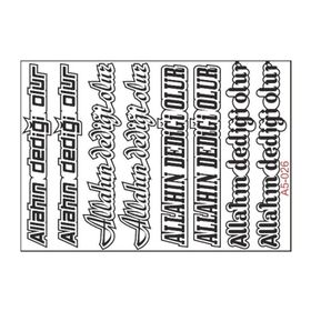 Refleks Motor 038 A5 Tek Paket Çoklu Sticker