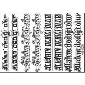 Refleks Motor 038 A5 Tek Paket Çoklu Sticker