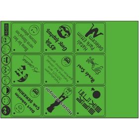 Refleks Motor 040 A5 Tek Paket Çoklu Sticker