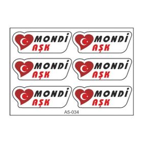 Refleks Motor 046 A5 Tek Paket Çoklu Sticker