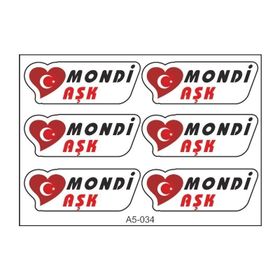 Refleks Motor 046 A5 Tek Paket Çoklu Sticker