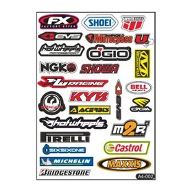 Refleks Motor A4 002 Tek Paket Çoklu Sticker