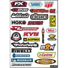 Refleks Motor A4 002 Tek Paket Çoklu Sticker
