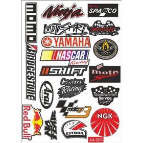 Refleks Motor A4 003 Tek Paket Çoklu Sticker
