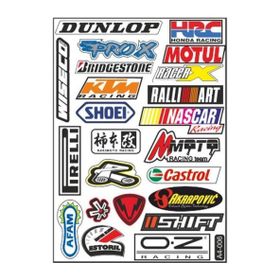 Refleks Motor A4 006 Tek Paket Çoklu Sticker