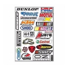 Refleks Motor A4 006 Tek Paket Çoklu Sticker
