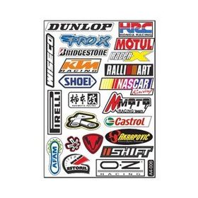Refleks Motor A4 006 Tek Paket Çoklu Sticker