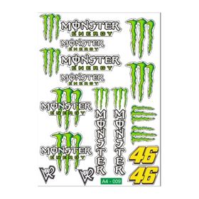 Refleks Motor A4 009 Tek Paket Çoklu Sticker