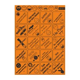 Refleks Motor A4 011 Tek Paket Çoklu Sticker