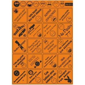 Refleks Motor A4 011 Tek Paket Çoklu Sticker