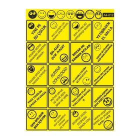 Refleks Motor A4 012 Tek Paket Çoklu Sticker