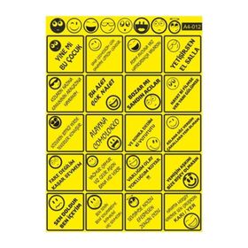Refleks Motor A4 012 Tek Paket Çoklu Sticker