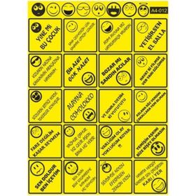 Refleks Motor A4 012 Tek Paket Çoklu Sticker