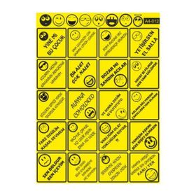 Refleks Motor A4 012 Tek Paket Çoklu Sticker