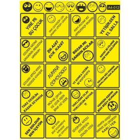 Refleks Motor A4 012 Tek Paket Çoklu Sticker