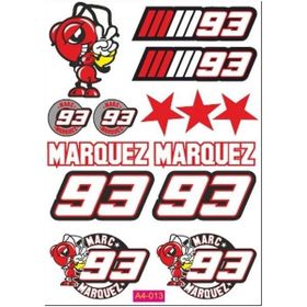 Refleks Motor A4 013 Tek Paket Çoklu Sticker