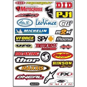 Refleks Motor A4 015 Tek Paket Çoklu Sticker
