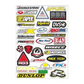 Refleks Motor A4 016 Tek Paket Çoklu Sticker