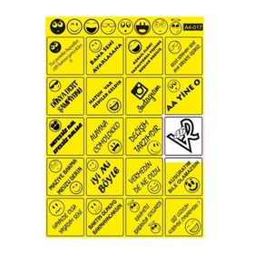 Refleks Motor A4 017 Tek Paket Çoklu Sticker
