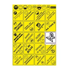 Refleks Motor A4 017 Tek Paket Çoklu Sticker