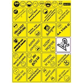 Refleks Motor A4 017 Tek Paket Çoklu Sticker