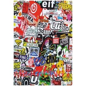 Refleks Motor A4 023 Tek Paket Çoklu Sticker