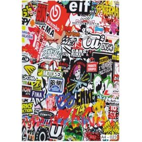 Refleks Motor A4 023 Tek Paket Çoklu Sticker