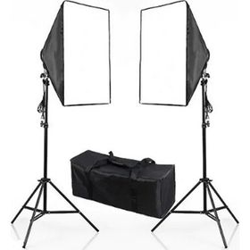 Refleks Softbox 50x70 Tek Duy Ampul Hariç 2'li Sürekli Işık Seti