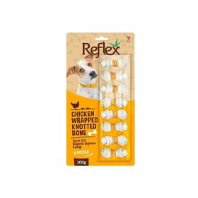 Reflex 100 gr Tavuk Etlli Çift Düğümlü Kemik Köpek Ödülü