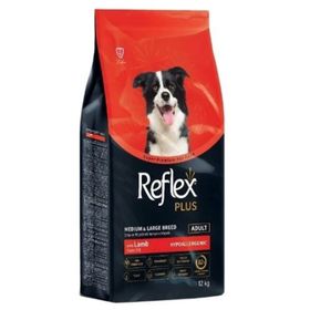 Reflex 12 kg Plus Kuzu Etli Orta ve Büyük Irk Yetişkin Köpek Maması