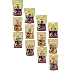 Reflex 12x80 gr Kurutulmuş Karışık Cube Slice Jerky Köpek Ödül Maması
