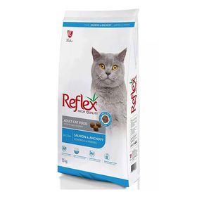 Reflex 15 kg Adult Somonlu ve Hamsili Kedi Maması