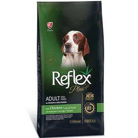 Reflex 15 kg Plus Adult Orta Ve Büyük Irk Tavuklu Yetişkin Köpek Maması