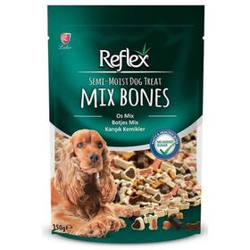 Reflex 150 gr Küçük Karışık Kemikler Yarı Yumuşak Köpek Ödül Maması