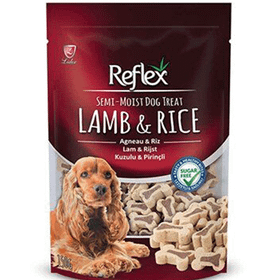 Reflex 150 gr Kuzulu Pirinçli Yarı Islak Köpek Ödülü