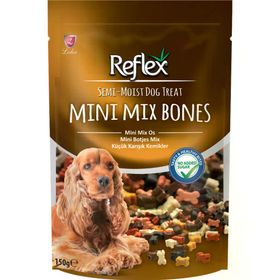 Reflex 150 gr Semi-Moist Mini Kemik Karışık Kurutulmuş Köpek Ödül Maması